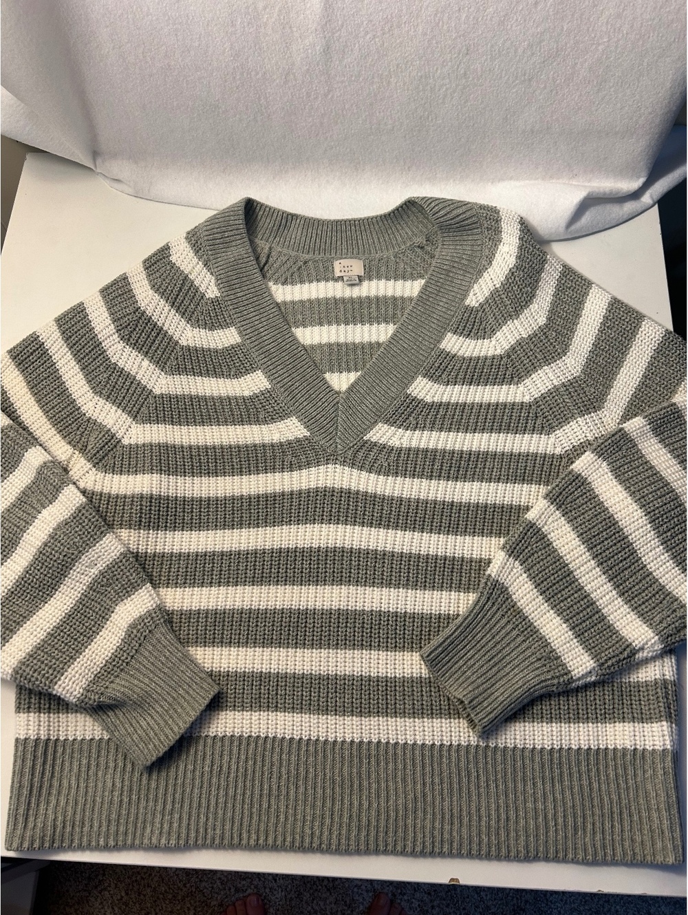 A New Day Striped Sweater